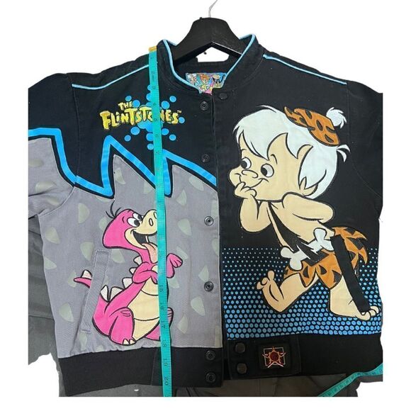 Flintstones JH Designs BomberJacket BamBam Dino Size 9-10 Small Med - Picture 14 of 15